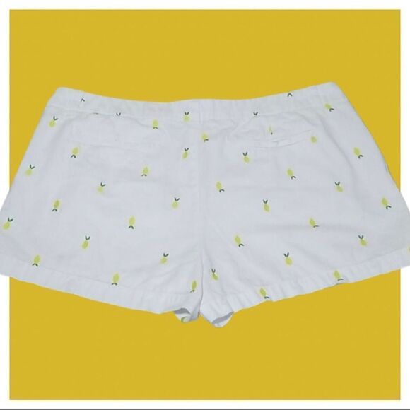 🍋 Merona Embroidered Lemon  Summer Fruits Shorts - Picture 3 of 6